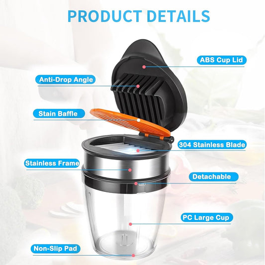 Fruit Slicer - Egg Slicer - Stainless Steel - Suitable for soft fruit