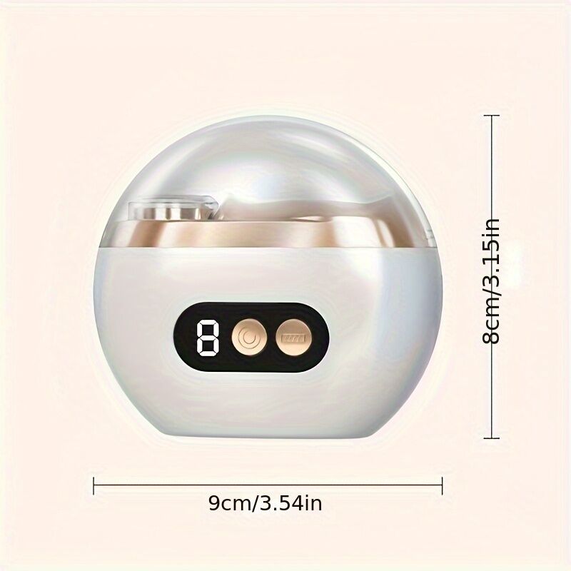 Smart Electric Nail Clipper 2-in-1 Polishing & Grooming Tool, USB Rechargeable