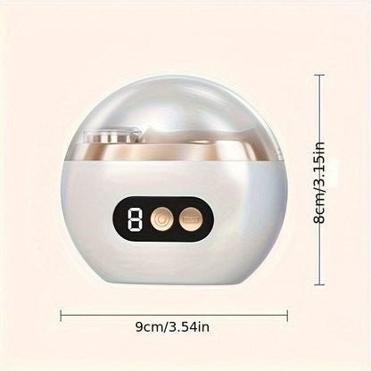 Smart Electric Nail Clipper 2-in-1 Polishing & Grooming Tool, USB Rechargeable