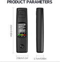 Digital Breathalyzer - Portable Breathalyzer - Rechargeable Breathalyzer - High-Precision Breathalyzer - Portable Digital Breathalyzer - Rapid Breathalyzer - Professional Breathalyzer - 10 x 2.8 cm / 3.94 x 1.1 in - For personal and family use