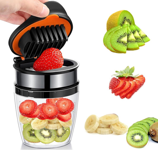 Fruit Slicer - Egg Slicer - Stainless Steel - Suitable for soft fruit
