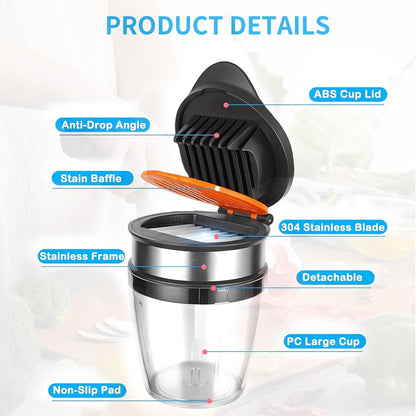 Fruit Slicer - Egg Slicer - Stainless Steel - Suitable for soft fruit