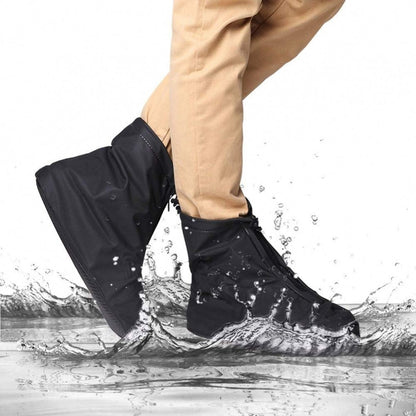 Waterproof Shoe Covers - Rain Shoe Covers - With Zipper and Drawstring