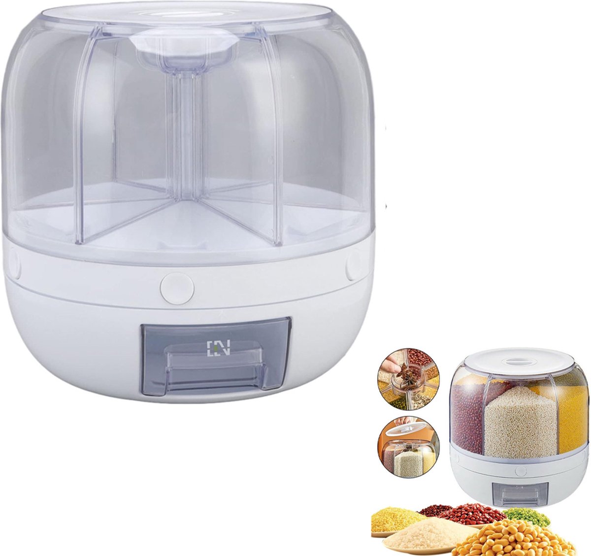 Rotating Storage Container - 5 KG - Storage Container