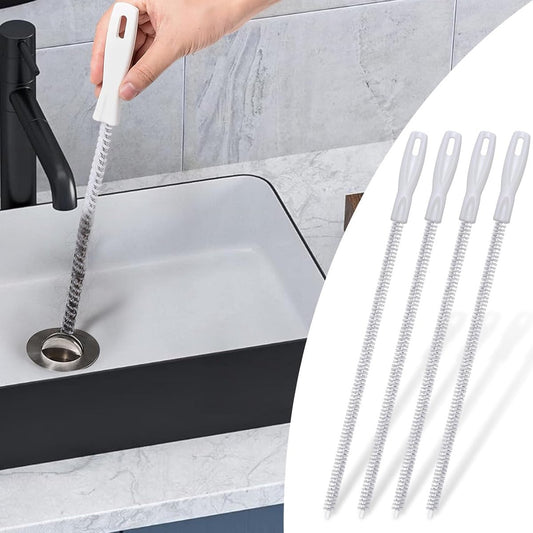 4-piece sink cleaning brush set - Drain brush - 45 cm