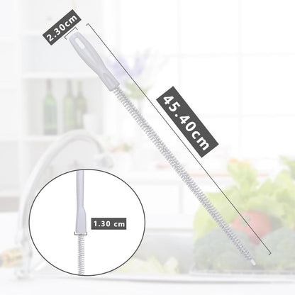 4-piece sink cleaning brush set - Drain brush - 45 cm