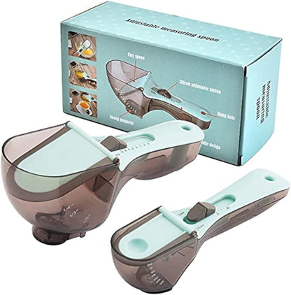 Measuring spoons - Measuring scoops - Adjustable measuring scoop - 3pcs