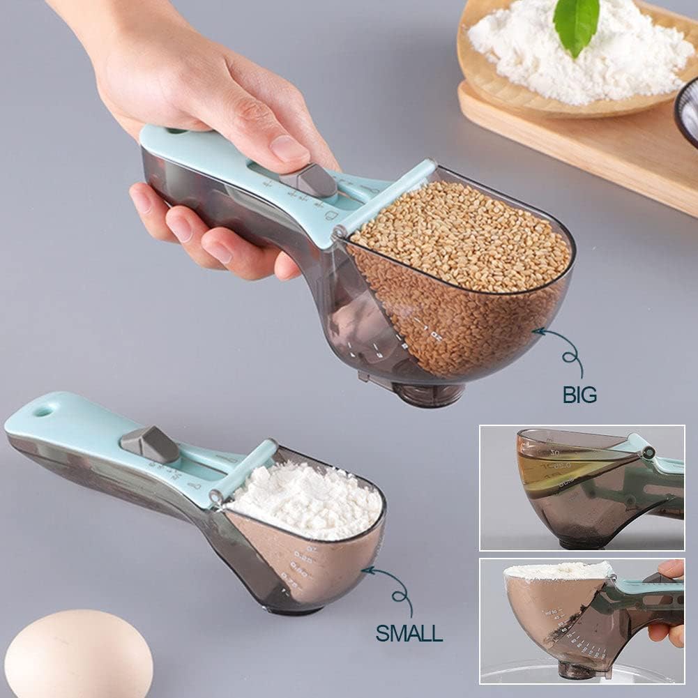 Measuring spoons - Measuring scoops - Adjustable measuring scoop - 3pcs