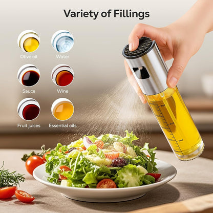 Oil Spray Bottle 2Pcs: Olive Sprayer for Cooking