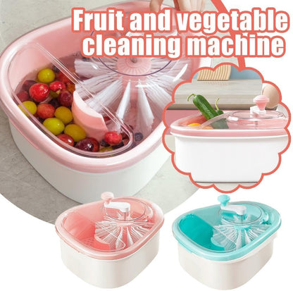 Fruit Cleaner Spinner - Fruit Washer Spinner Bowl with Lid