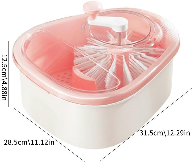 Fruit Cleaner Spinner - Fruit Washer Spinner Bowl with Lid