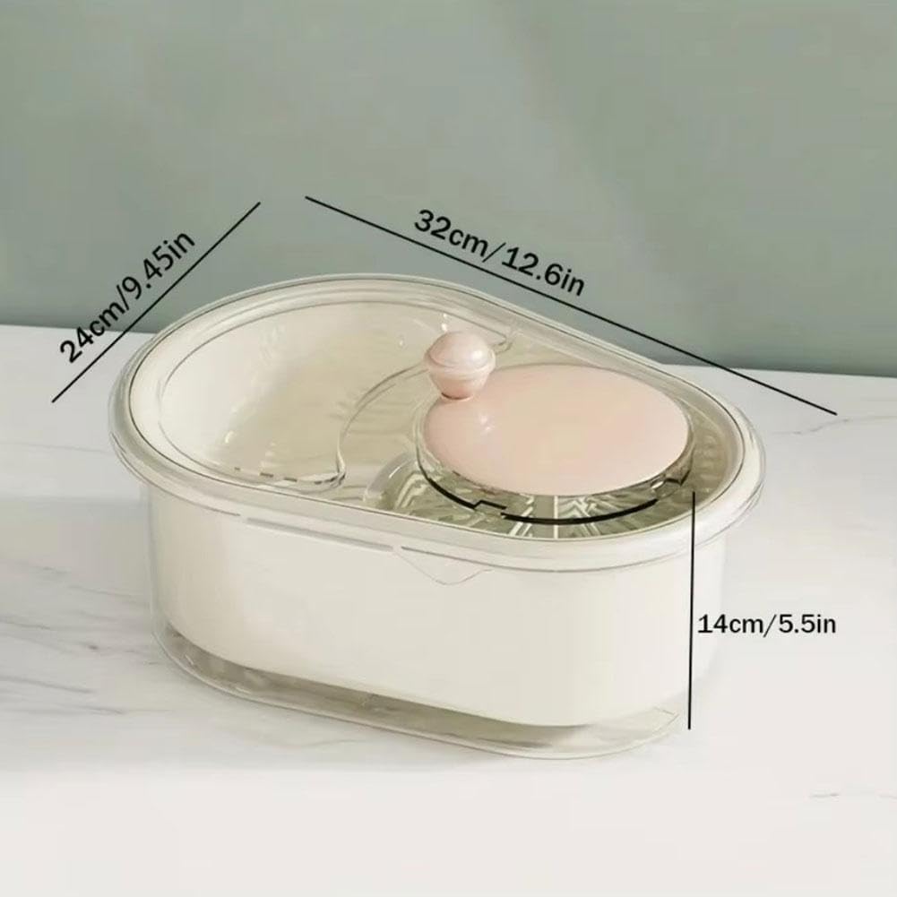 Fruit Cleaner Spinner - Fruit Washer Spinner Bowl with Lid