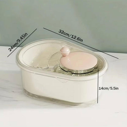 Fruit Cleaner Spinner - Fruit Washer Spinner Bowl with Lid