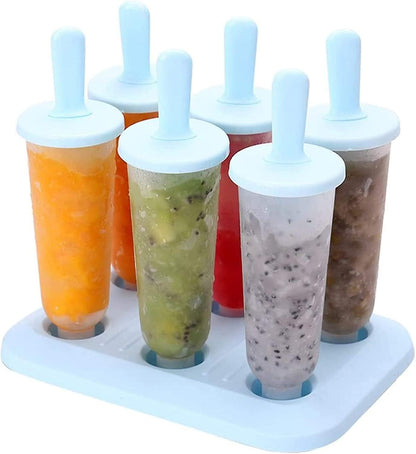 Popsicle Molds Ice Pop Makers - Plastic Popsicle Mold