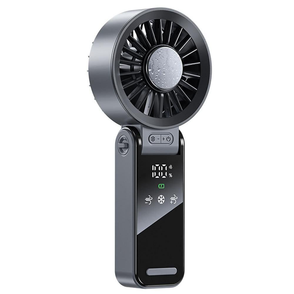 Handheld Foldable High-Speed Fan - Portable for Travel Outdoor Home and Office Lavender Purple