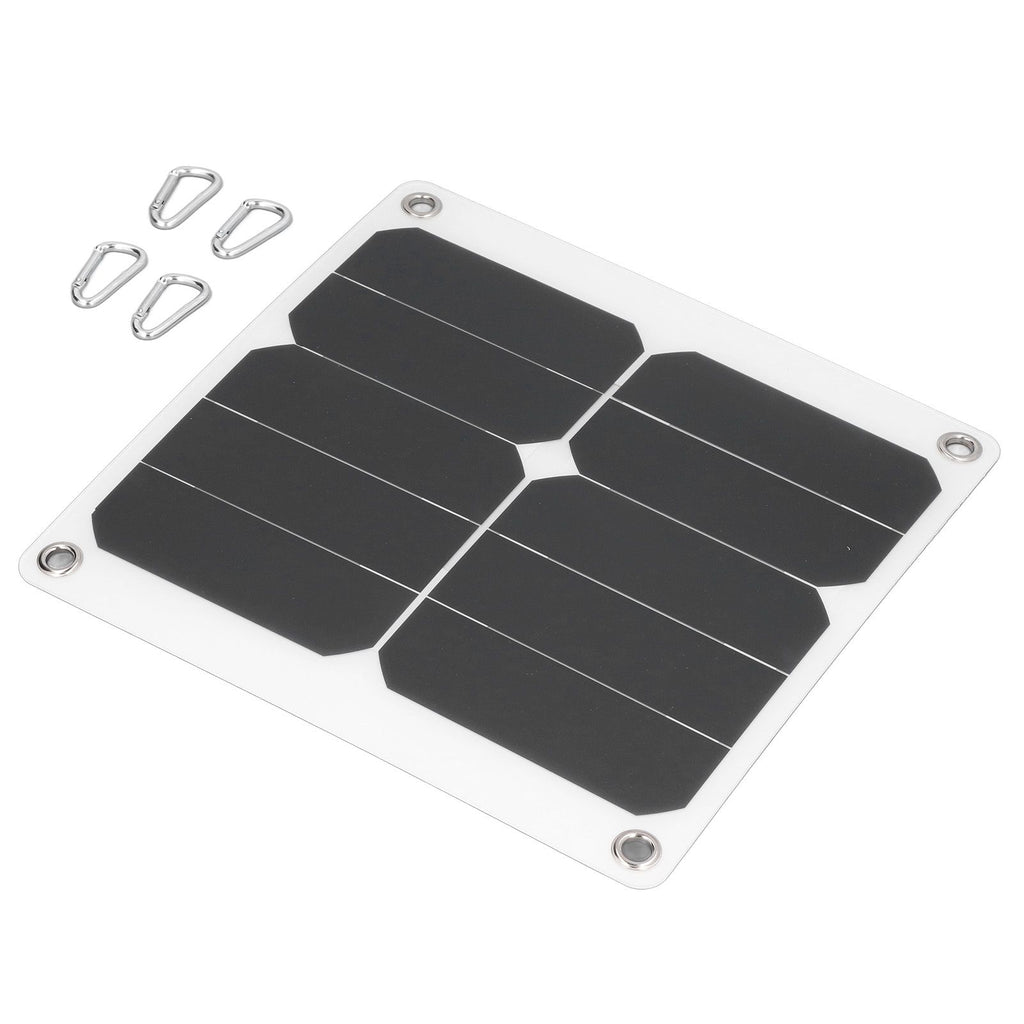 15W Solar Panels USB High Conversion Efficiency Light 5V Portable Solar Power Bank for Camping Hiking Biking