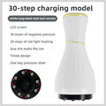 White Portable Electric Cupping Therapy Device - Adjustable Intensity & Heat