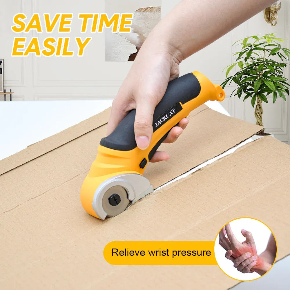 Cordless Electric Scissors 4.2V Rotary Cutter 2000mAh Battery
