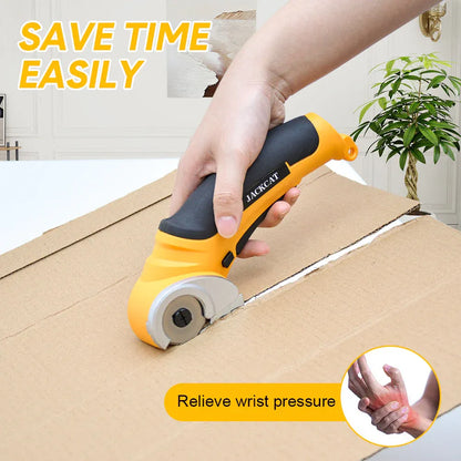 Cordless Electric Scissors 4.2V Rotary Cutter 2000mAh Battery
