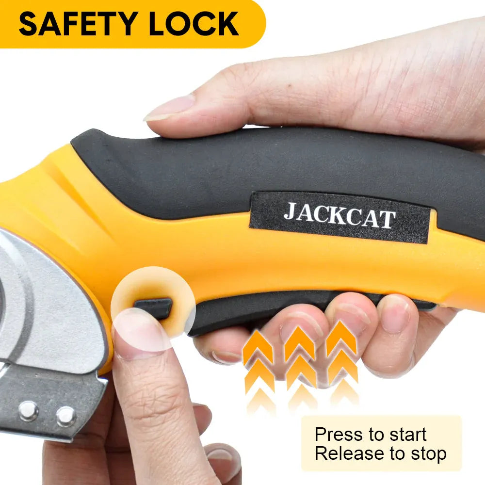 Cordless Electric Scissors 4.2V Rotary Cutter 2000mAh Battery